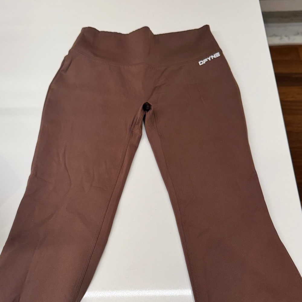 DFYNE Women's Chocolate Flare Pants - Picture 2 of 2